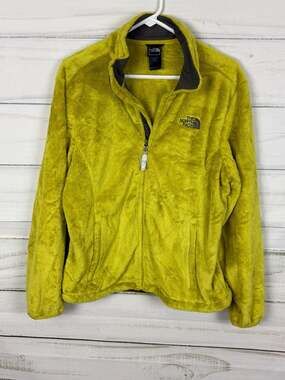 The North Face Osito Full Zip Fleece Jacket Women's Size Large Yellow
